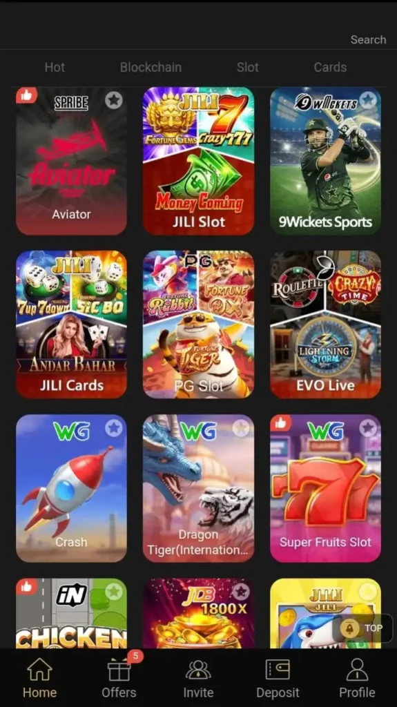 666P Game Dashboard - Pakistan Real Money Earning App