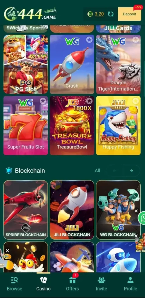 C444 Game Payments and Withdrawals