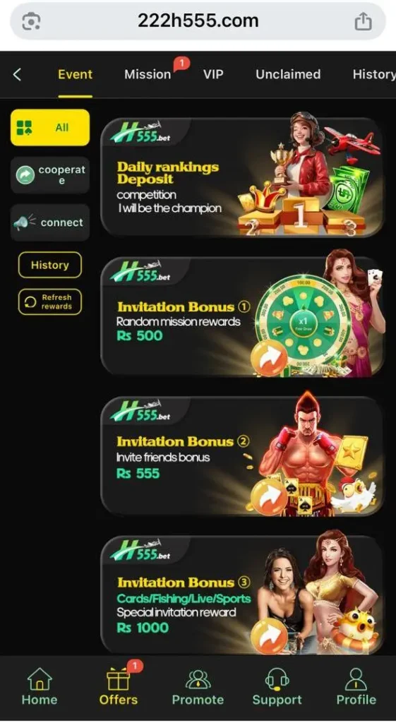 H555 Game Registration - H555 Com Download